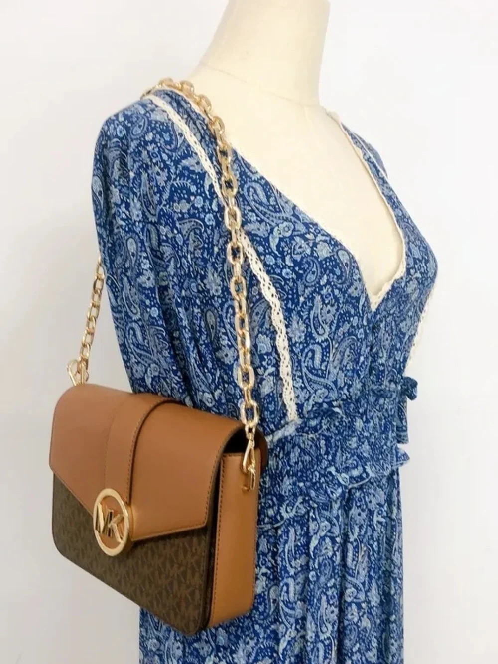 Michael Kors Brown Carmen Crossbody Bag- BRAND NEW/UNUSED